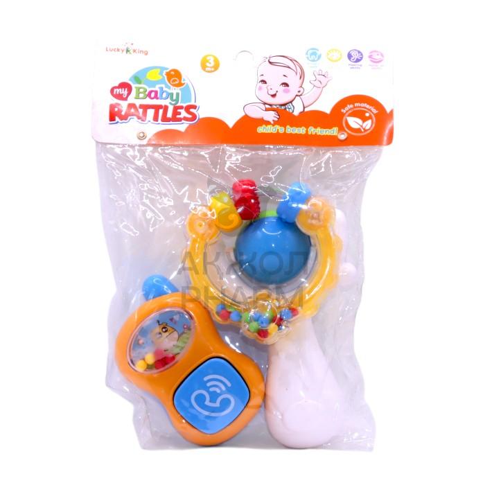 ПОГРЕМУШКИ BABY RATTLES НАБОР 3 ШТ 3М+ - купить в интернет-аптеке Ақ Жол Pharm