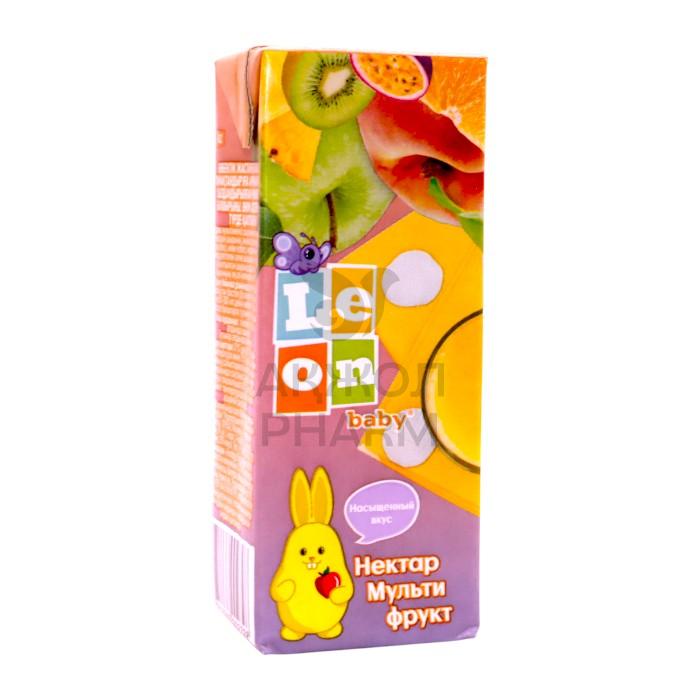 НЕКТАР LEON BABY МУЛЬТИФРУКТ 200МЛ - купить в интернет-аптеке Ақ Жол Pharm