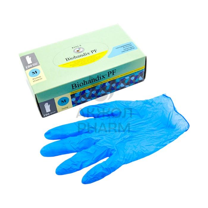 ПЕРЧАТКИ НИТРИЛ НЕСТЕР НЕОПУДР РАЗ М ТЕКСТ /БИОЛА - купить в интернет-аптеке Ақ Жол Pharm