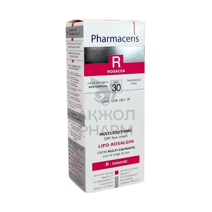 КРЕМ Д/ЛИЦА PHARMACERIS R LIPO-ROSALGIN ДНЕВНОЙ УСПОКАИВАЮЩИЙ SPF30 30МЛ - купить в интернет-аптеке Ақ Жол Pharm
