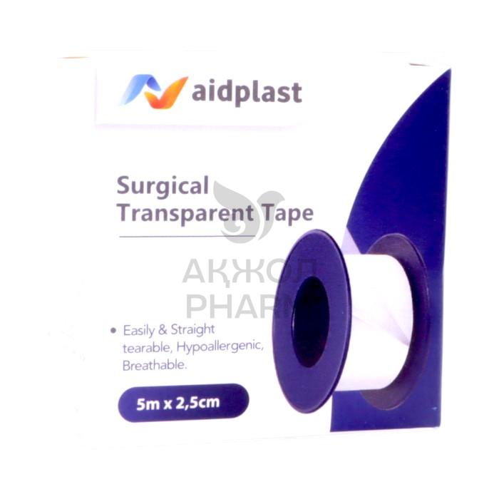 ПЛАСТЫРЬ ХИРУРГ 5*2,5 ГИПОАЛЛЕРГЕН ПРОЗРАЧНЫЙ/AIDPLAST - фото 1