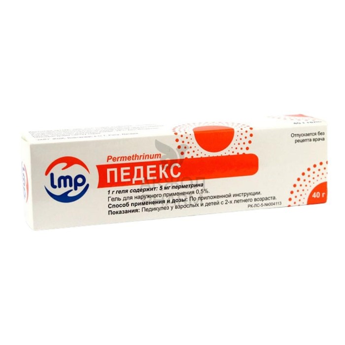 ПЕДЕКС 0,5% ГЕЛЬ 40Г/ООО ЛМП - купить в интернет-аптеке Ақ Жол Pharm