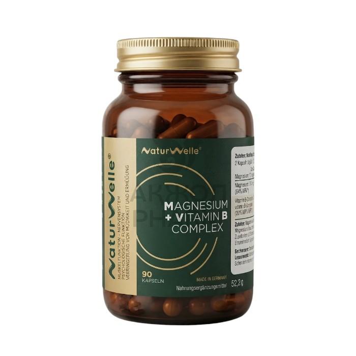 МАГНИЙ+КОМПЛЕКС В ВИТАМИНОВ КАПС №90/NATURWELLE - купить в интернет-аптеке Ақ Жол Pharm