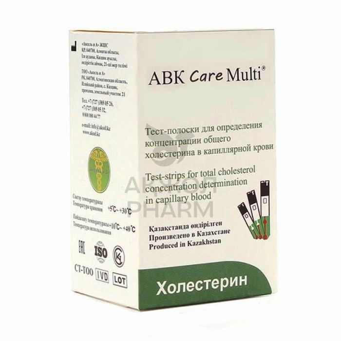 ТЕСТ-ПОЛОСКИ ABK CARE MULTI ХОЛЕСТЕРИН №25/АКСЕЛЬ - купить в интернет-аптеке Ақ Жол Pharm