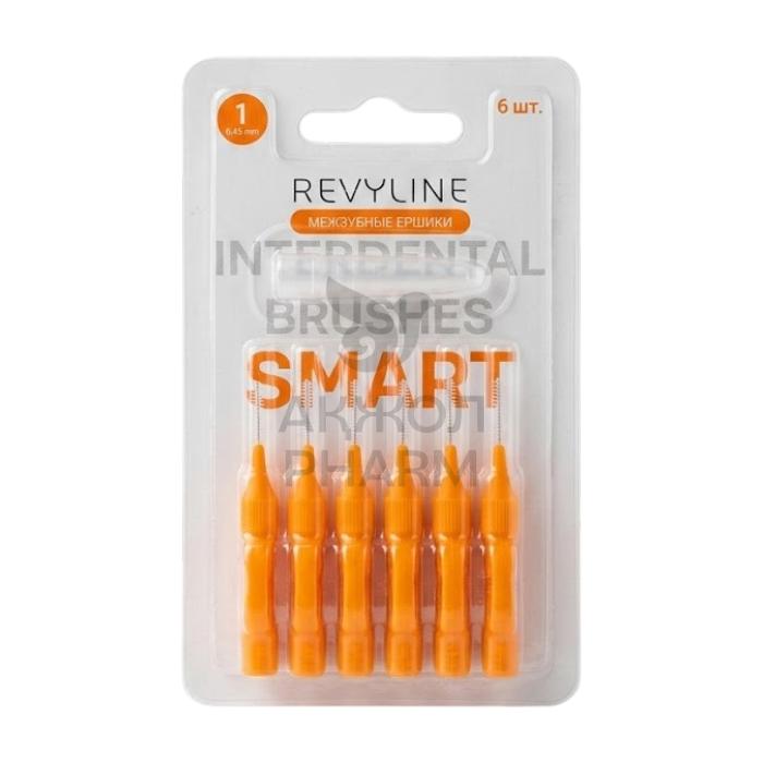 ЕРШИКИ МЕЖЗУБНЫЕ REVYLINE SMART ОРАНЖЕВЫЕ №1 0,45ММ 6ШТ - фото 1