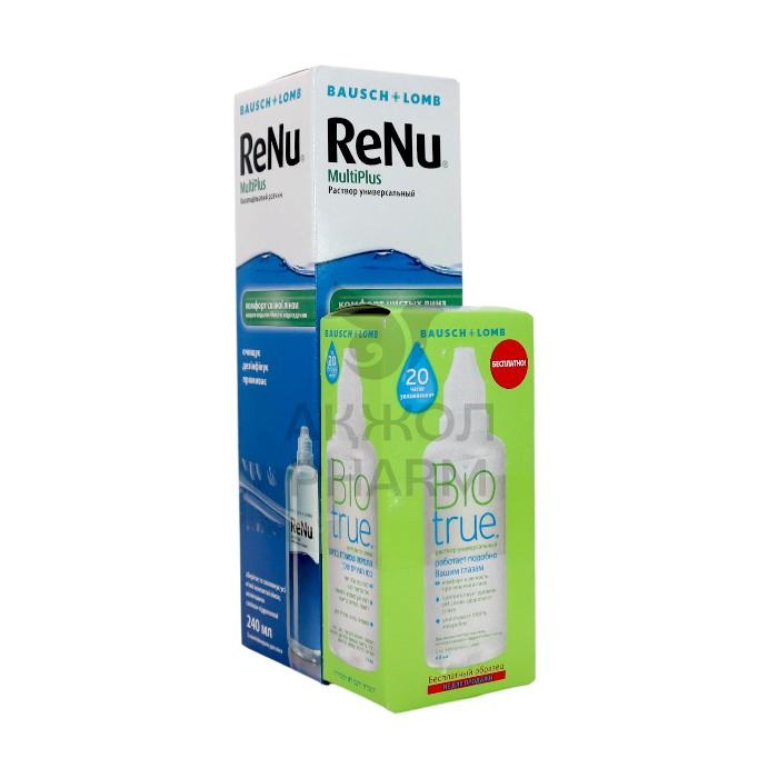 РАСТВОР Д/КОНТАКТНЫХ ЛИНЗ РЕНЮ 240МЛ С КОНТЕЙНЕРОМ ДЛЯ ЛИНЗ/BAUSH LOMB - фото 1