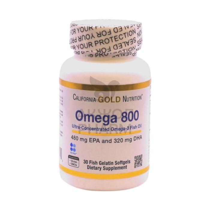 ОМЕГА-3 КАПС 800МГ №30/CALIFORNIA GOLD - купить в интернет-аптеке Ақ Жол Pharm