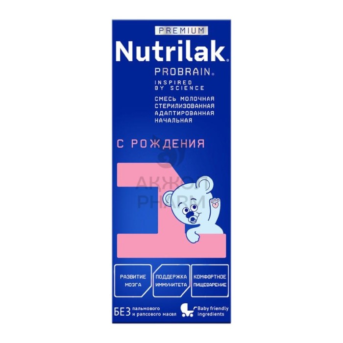 НАПИТОК NUTRILAK PREMIUM МОЛ 0+ 200МЛ - купить в интернет-аптеке Ақ Жол Pharm