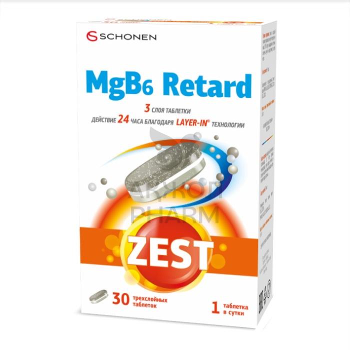 ВИТАМИНЫ ZEST MGB6 RETARD №30/ПРОДАКШЕН - купить в интернет-аптеке Ақ Жол Pharm