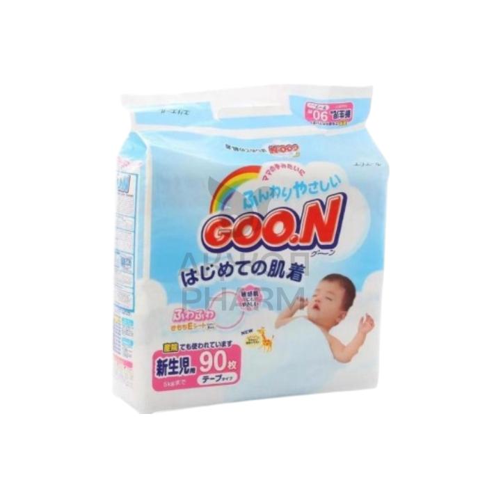 ПОДГУЗНИКИ GOON Д/НОВОРОЖ (ДО 5КГ) 90ШТ - купить в интернет-аптеке Ақ Жол Pharm