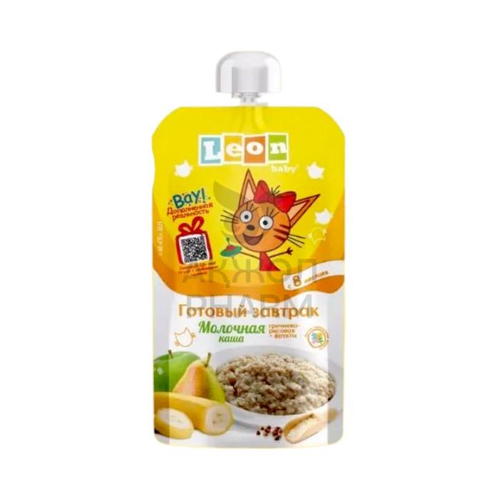 КАША ТРИ КОТА ГРЕЧНЕВО-РИСОВАЯ+ФРУКТЫ 115ГР - фото 1