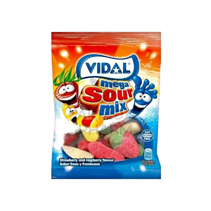 МАРМЕЛАД МЕГА КИСЛЫЙ МИКС 90ГР/VIDAL - фото 1