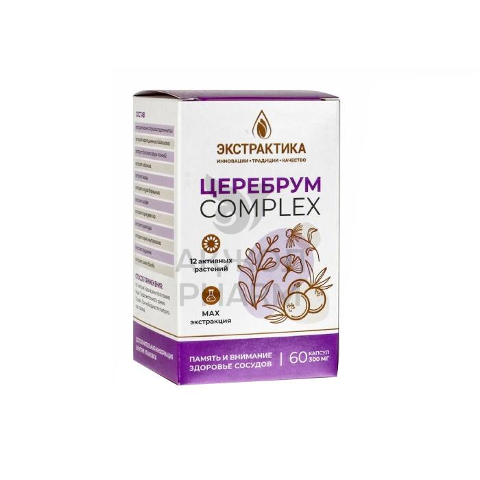 ЦЕРЕБРУМ КОМПЛЕКС ЭКСТРАКТИКА №60 - купить в интернет-аптеке Ақ Жол Pharm