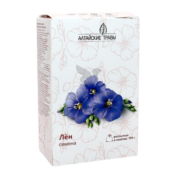 ЛЬНА СЕМЕНА 100Г АЛТАЙСКИЕ ТРАВЫ/ФАРМГРУПП - фото 1