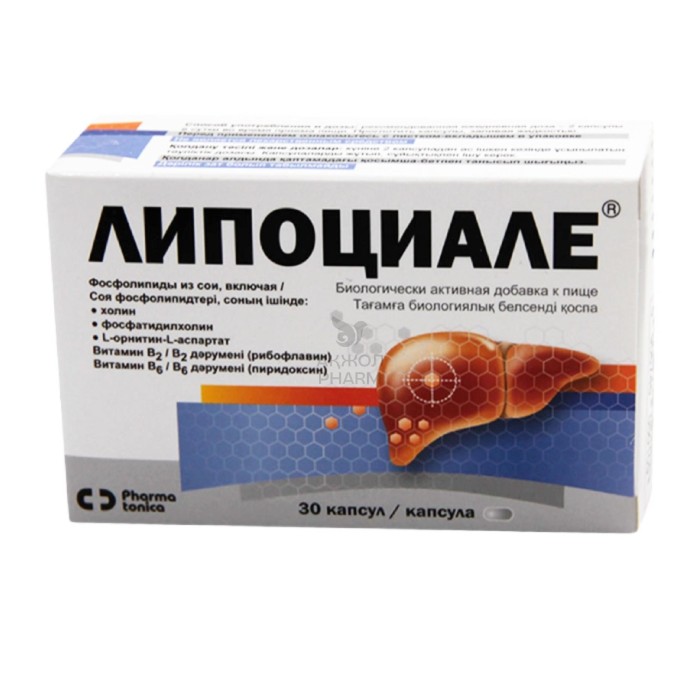 ЛИПОЦИАЛЕ КАПС №30/ФАРМА ТОНИКА - фото 1