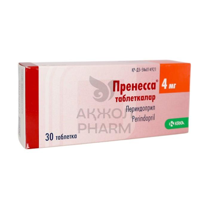 ПРЕНЕССА ТАБЛ 4МГ №30/КРКА Д.Д. - купить в интернет-аптеке Ақ Жол Pharm