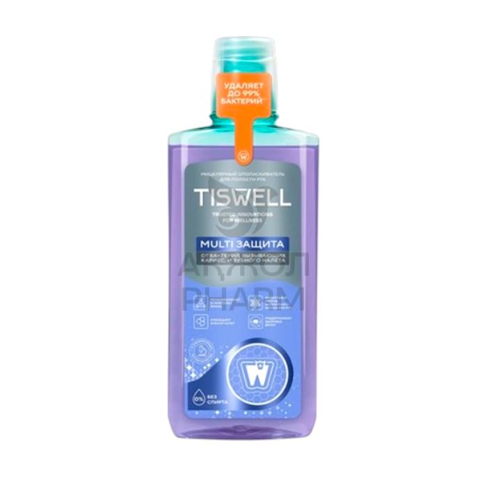 ОПОЛАСКИВАТЕЛЬ TISWELL МИЦЕЛЛЯР ЗАЩИТ ОТ БАКТЕРИЙ И НАЛЕТА 500МЛ - фото 1