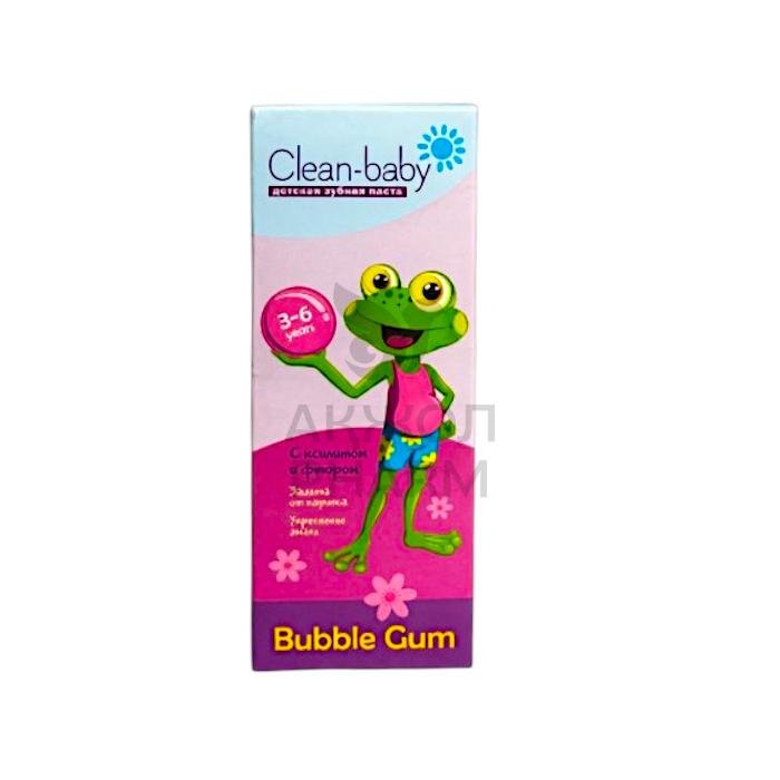 ЗУБНАЯ ПАСТА CLEAN BABY ДЕТСКАЯ BUBBLE GYM 3-8ЛЕТ 50МЛ - фото 1