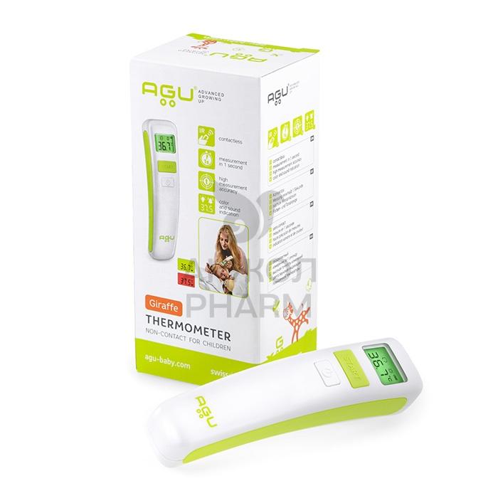 ТЕРМОМЕТР ДЕТСКИЙ AGU БЕСКОНТАКТНЫЙ GIRAFFE AGU NC8 - купить в интернет-аптеке Ақ Жол Pharm