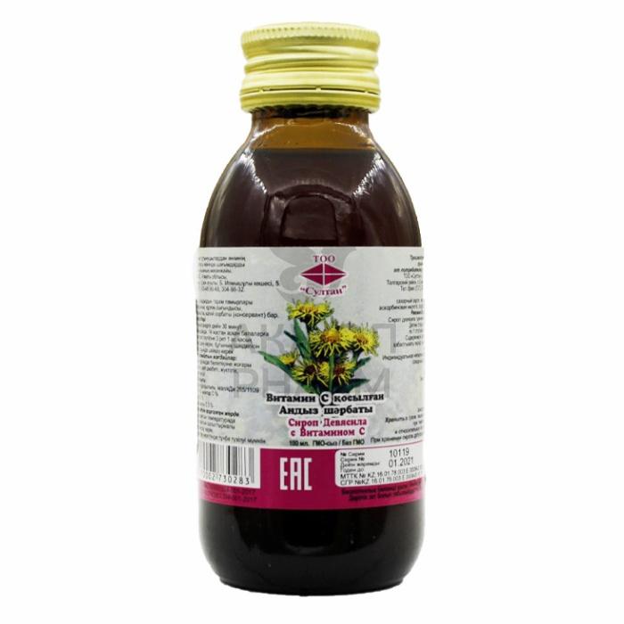 ДЕВЯСИЛ С ВИТАМИНОМ С СИРОП ФЛАКОН 100МЛ СУЛТАН - купить в интернет-аптеке Ақ Жол Pharm