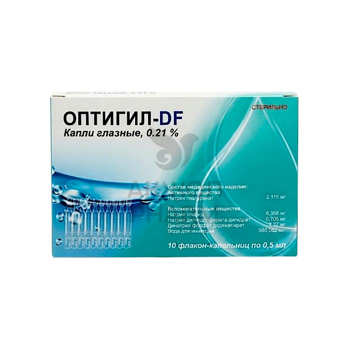 ОПТИГИЛ-DF КАПЛИ ГЛАЗНЫЕ 0,21% 0,5МЛ №10/ДОСФАРМ - купить в интернет-аптеке Ақ Жол Pharm