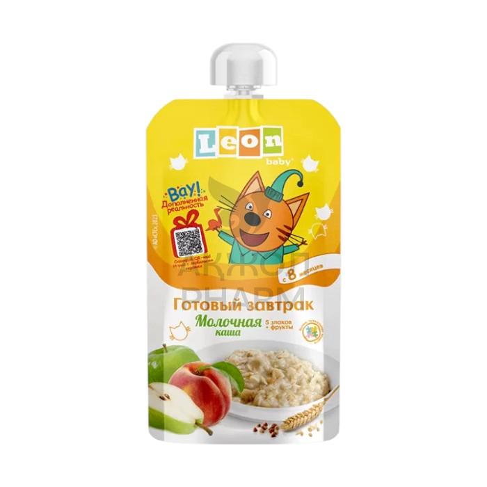 КАША ТРИ КОТА 5 ЗЛАКОВ+ФРУКТЫ 115ГР - фото 1