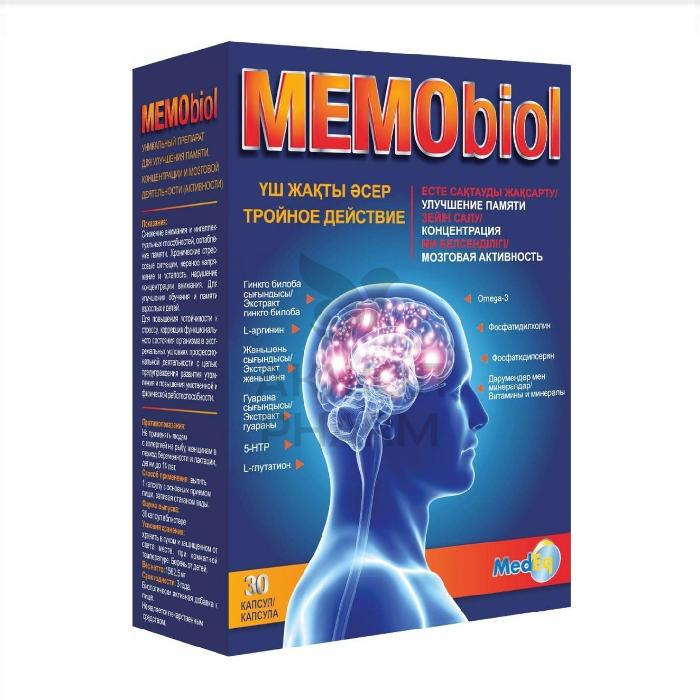МЕМОБИОЛ КАПС №30/МЕД-ЕГ АС - купить в интернет-аптеке Ақ Жол Pharm