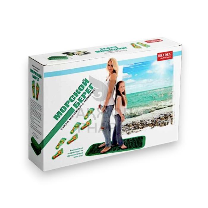 КОВРИК МАССАЖНЫЙ BRADEX С КАМНЯМИ МОРСКОЙ БЕРЕГ KZ0011 - фото 1