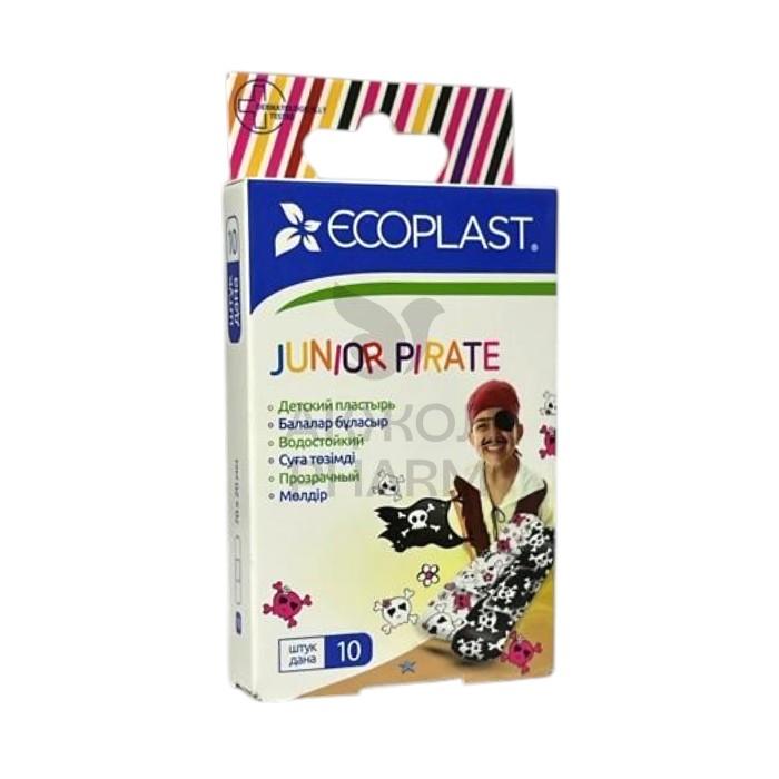 ПЛАСТЫРЬ ECOPLAST JUNIOR PIRATE ВОДОСТОЙКИЙ №10 - фото 1