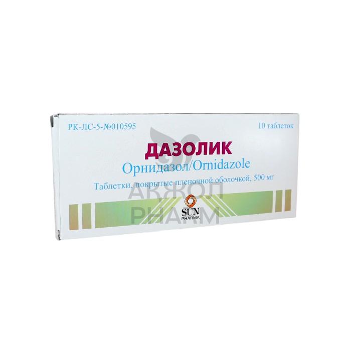 ДАЗОЛИК ТАБЛ №10/SUN PHARMACEUTICAL INDRUSTRIES LTD - купить в интернет-аптеке Ақ Жол Pharm