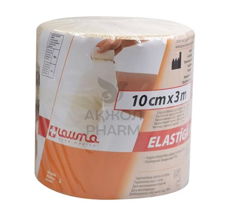 БИНТ МЕД ЭЛАСТИЧНЫЙ 10СМ*3М/ЛАУМА ФАБРИУ - фото 1