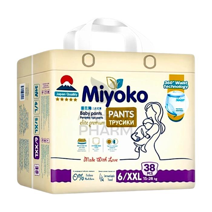 ПОДГУЗНИКИ-ТРУСИКИ MIYOKO ELITE XXL/6 ДЕТСКИЕ 38ШТ - фото 1