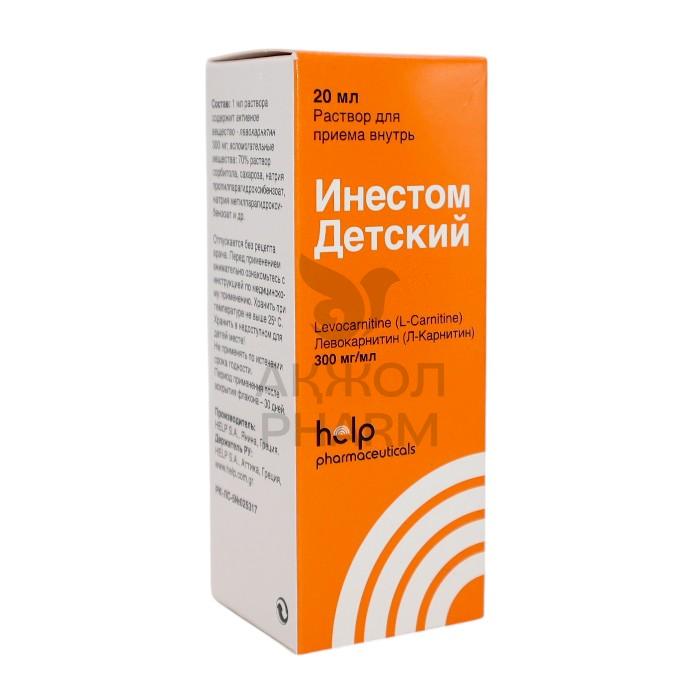 ИНЕСТОМ ДЕТСКИЙ Р-Р Д/ПРИЕМА ВНУТРЬ 20МЛ/HELP S.A. - фото 1