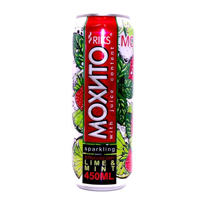 ЛИМОНАД МОХИТО STRAWBERRY LIME& MINT Ж/Б 0.45Л - купить в интернет-аптеке Ақ Жол Pharm