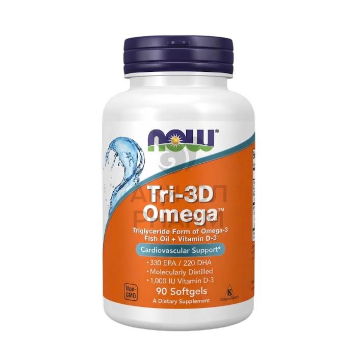 ТРИ-3Д ОМЕГА КАПС №90/NOW - купить в интернет-аптеке Ақ Жол Pharm