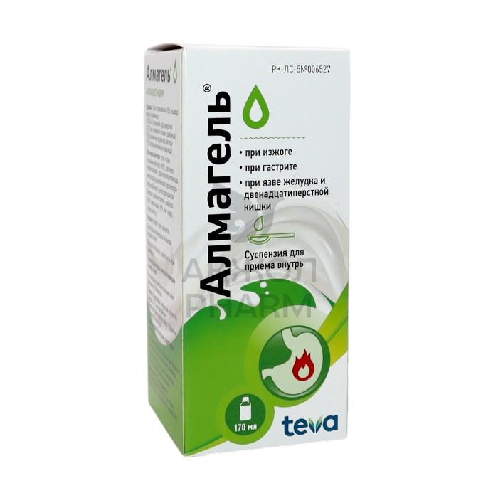 АЛМАГЕЛЬ СУСП 170МЛ/БАЛКАНФАРМА-ТРОЯН - купить в интернет-аптеке Ақ Жол Pharm