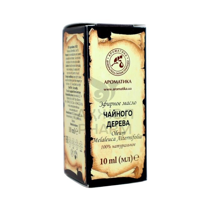 МАСЛО ЭФИРН АРОМАТИКА ЧАЙНОГО ДЕРЕВА 10МЛ - купить в интернет-аптеке Ақ Жол Pharm
