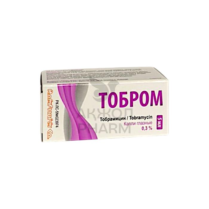 ТОБРОМ КАПЛИ ГЛАЗНЫЕ 0,3% 5МЛ/РОМФАРМ - купить в интернет-аптеке Ақ Жол Pharm