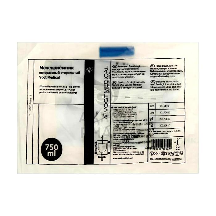 МОЧЕПРИЕМНИК 750МЛ/VOGT MEDICAL - купить в интернет-аптеке Ақ Жол Pharm