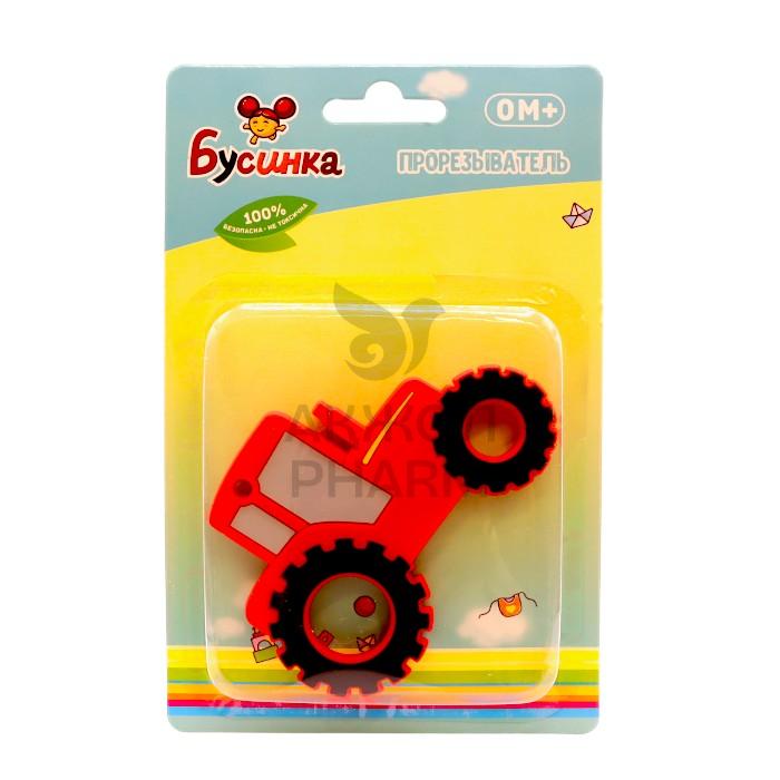 ПРОРЕЗЫВАТЕЛЬ БУСИНКА СИЛИКОНОВЫЙ "ТРАКТОР" - фото 1