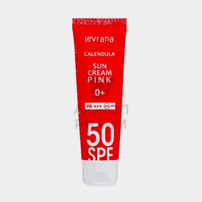 КРЕМ СОЛНЦЕЗАЩИТНЫЙ Д/ЛИЦА И ТЕЛА LEVRANA КАЛЕНДУДА SPF50 PINK0+ 200МЛ - купить в интернет-аптеке Ақ Жол Pharm