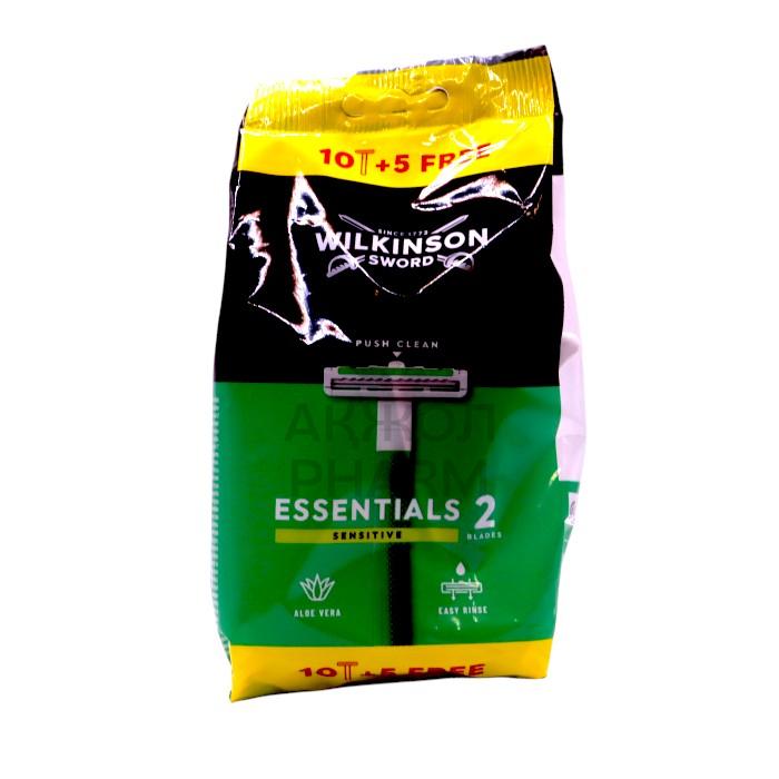 СТАНОК Д/БРИТЬЯ WILKINSON ESSENTIALS 2 10+5ШТ - фото 1