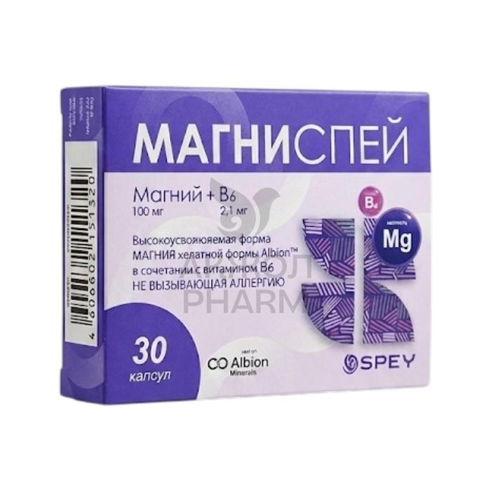 МАГНИСПЕЙ КАПС №30/СПЕЙ - купить в интернет-аптеке Ақ Жол Pharm