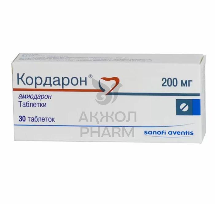 КОРДАРОН ТАБЛ 200МГ №30/САНОФИ-АВЕНТИС ФРАНЦИЯ - фото 1