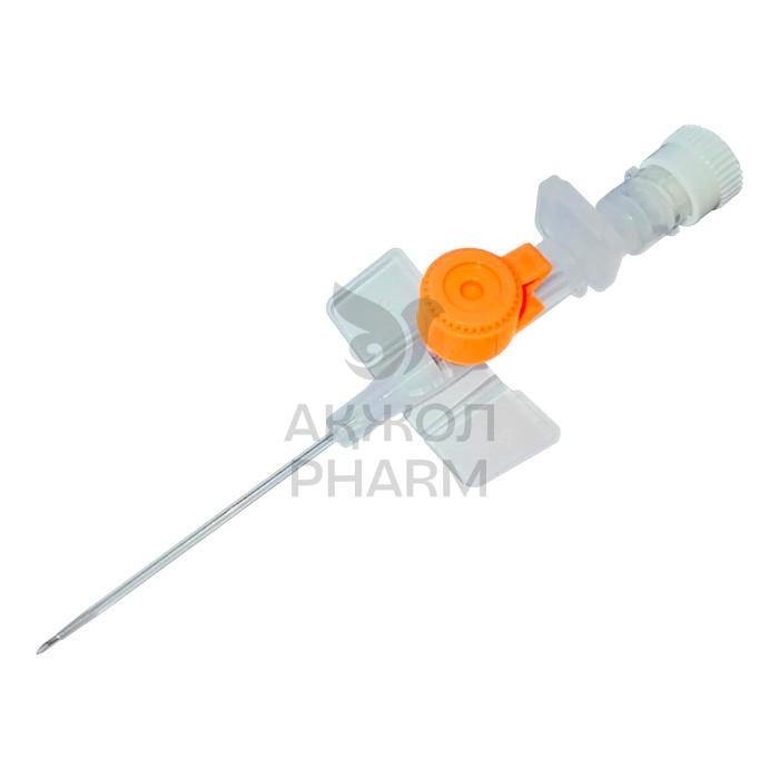 КАТЕТЕР КАНЮЛЯ ВНУТРИВЕННЫЙ ПЕРИФ 14G/MEGA PHARMA - купить в интернет-аптеке Ақ Жол Pharm