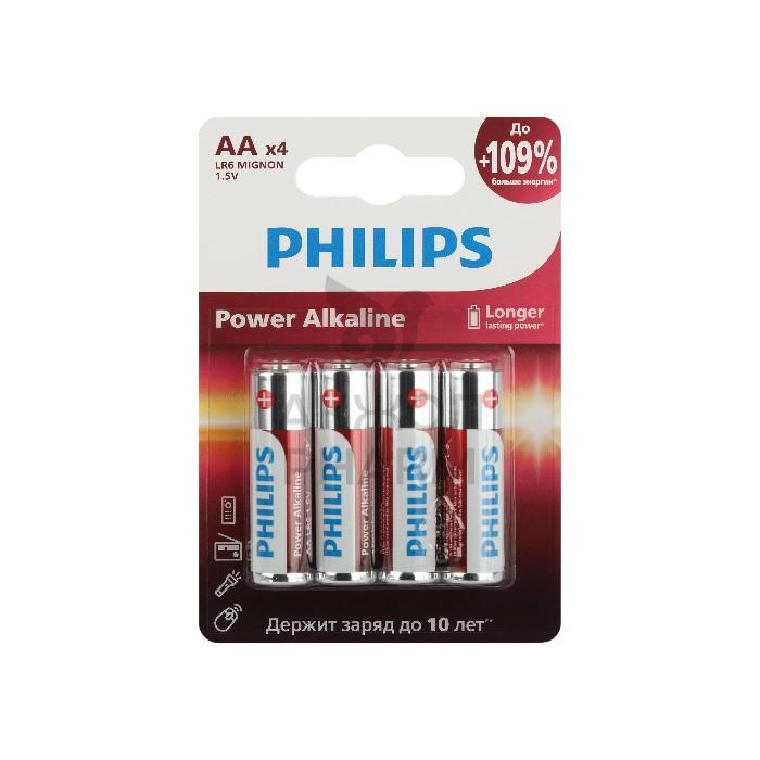 БАТАРЕЙКИ PHILIPS LR6P4B/51 AA АЛКАЛИНОВЫЕ 4,5V 4 ШТ. - купить в интернет-аптеке Ақ Жол Pharm
