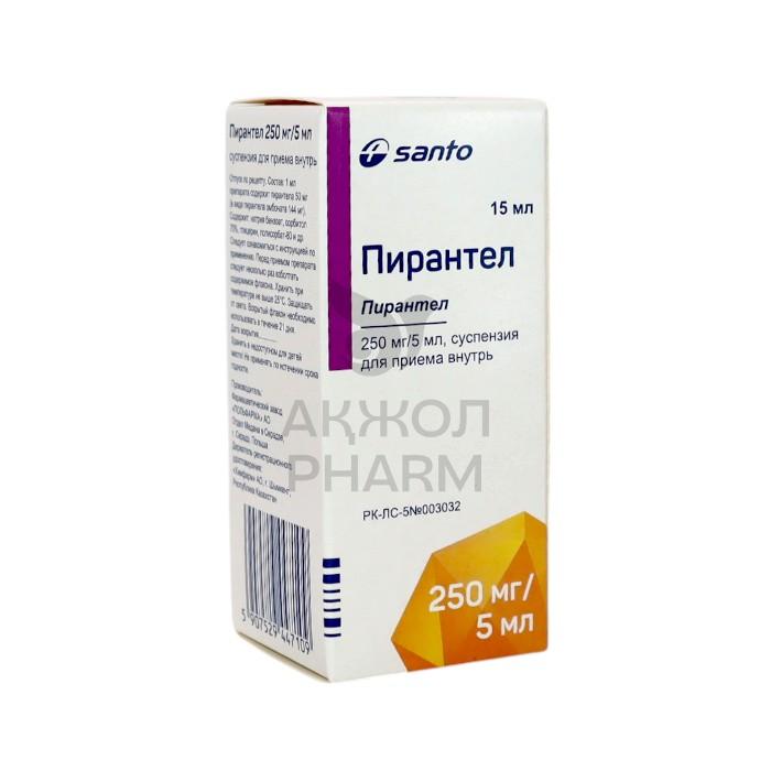 ПИРАНТЕЛ СУСП 15МЛ/ХИМФАРМ - купить в интернет-аптеке Ақ Жол Pharm