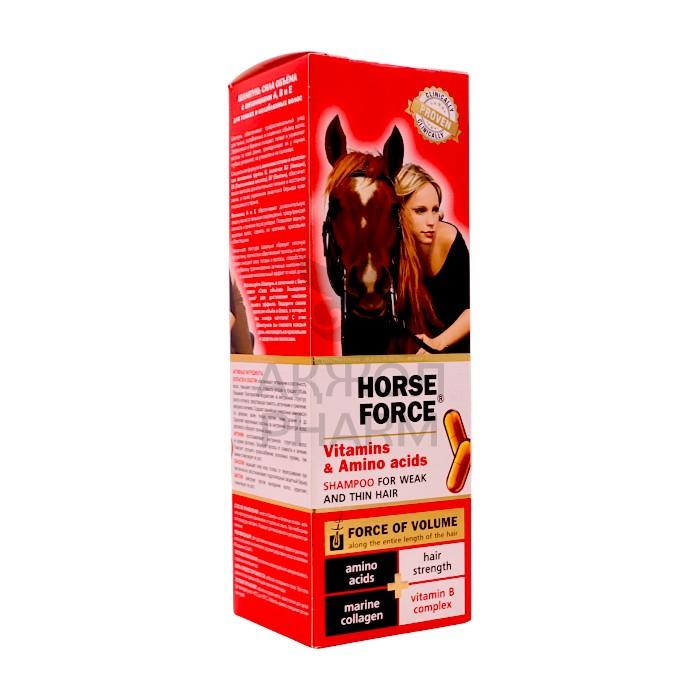 ШАМПУНЬ ЛОШАДИНАЯ СИЛА Д/ТОНКИХ И ОСЛАБЛЕННЫХ ВОЛОС СИЛА ОБЬЕМА 500МЛ - купить в интернет-аптеке Ақ Жол Pharm