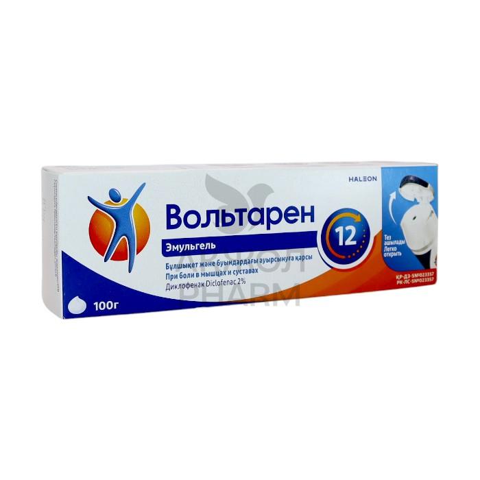 ВОЛЬТАРЕН ГЕЛЬ 2% 100Г/НОВАРТИС КОНСЬЮМЕР - купить в интернет-аптеке Ақ Жол Pharm