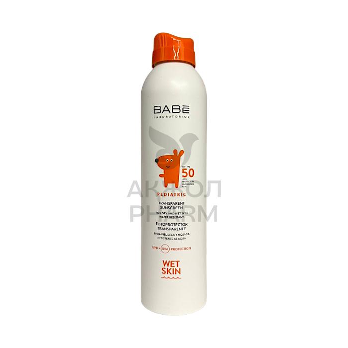 СПРЕЙ ДЕТСКИЙ PEDIATRIC TRANSPARENT SUNSCREEN WET SKIN SPF50 200МЛ - купить в интернет-аптеке Ақ Жол Pharm